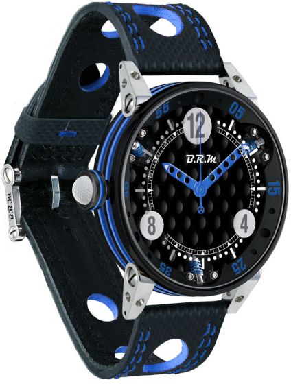 Replica BRM 6-44 GOLF BLACK DIAL BLUE GF6-44-SA-N-ABLF watch
